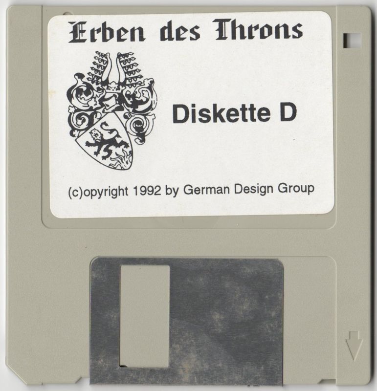 Media for Heirs to the Throne (DOS): Disk D