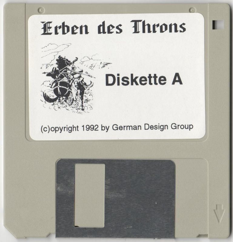 Media for Heirs to the Throne (DOS): Disk A