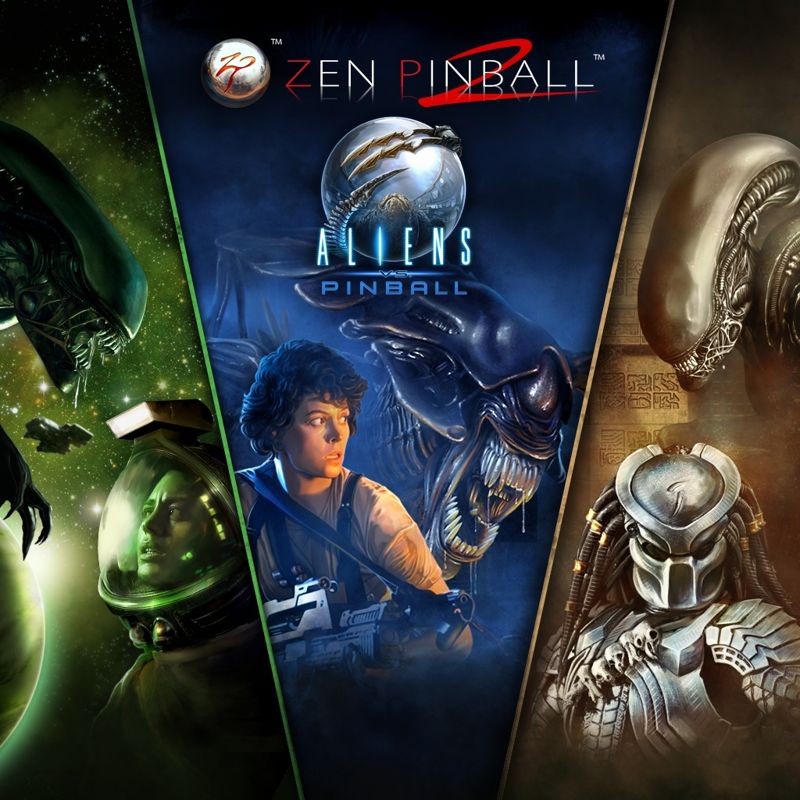 Front Cover for Pinball FX2: Aliens vs. Pinball (PS Vita and PlayStation 3 and PlayStation 4) (PSN release)