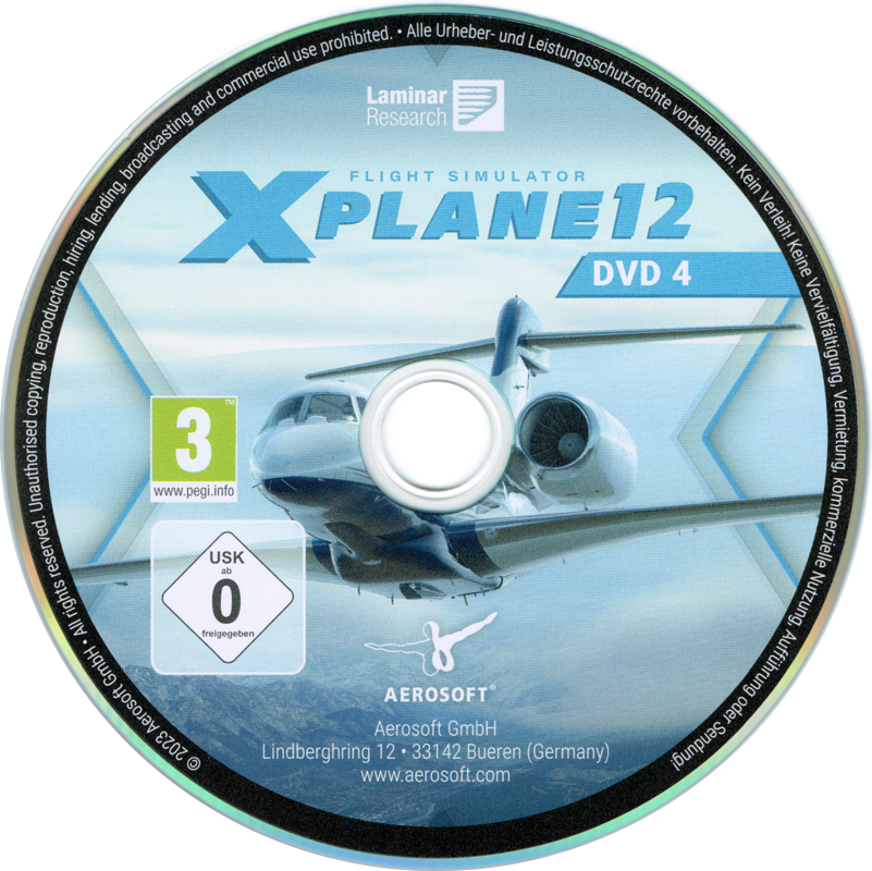 Media for X-Plane 12 (Linux and Macintosh and Windows): Disc 4