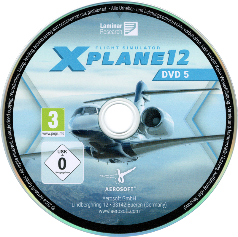 Media for X-Plane 12 (Linux and Macintosh and Windows): Disc 5