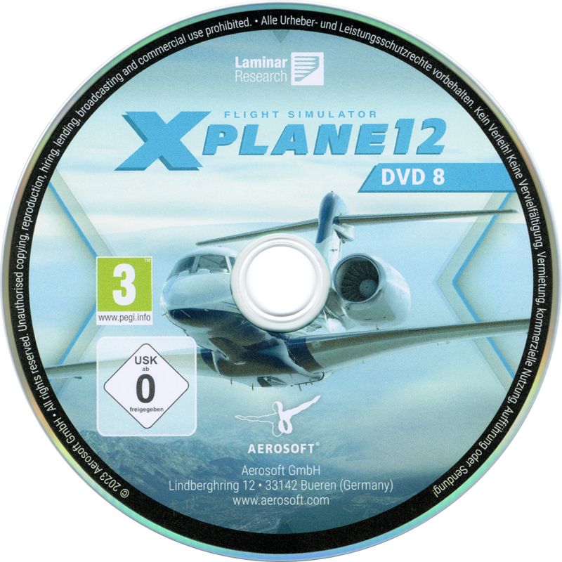 Media for X-Plane 12 (Linux and Macintosh and Windows): Disc 8
