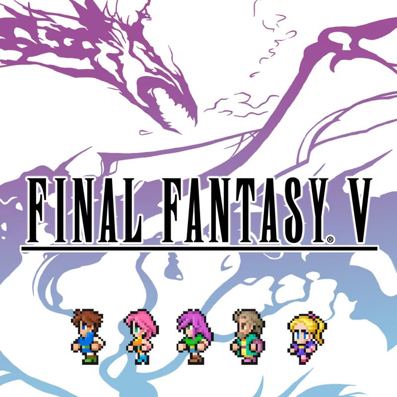 Front Cover for Final Fantasy V (PlayStation 4) (download release)