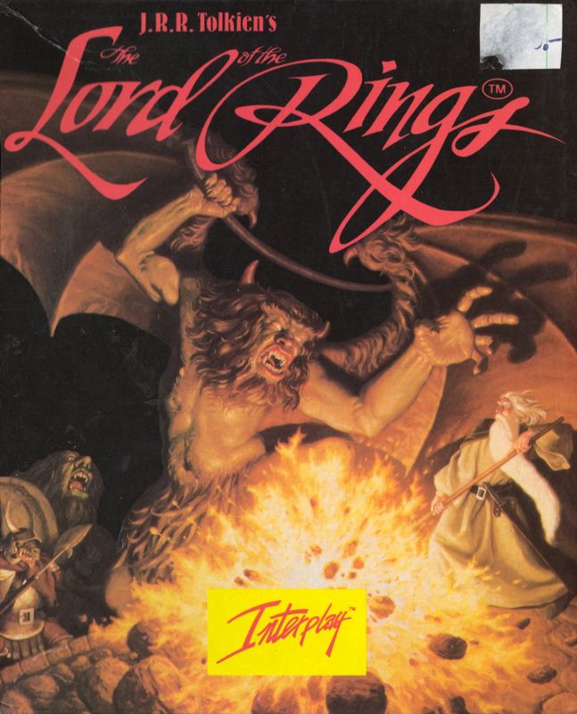 Front Cover for J.R.R. Tolkien's The Lord of the Rings, Vol. I (DOS)