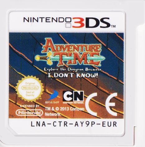 Media for Adventure Time: Explore the Dungeon Because I Don't Know! (Nintendo 3DS): Front
