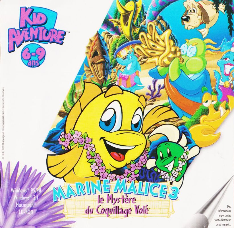 Other for Freddi Fish 3: The Case of the Stolen Conch Shell (Macintosh and Windows and Windows 3.x): Jewel Case - Front