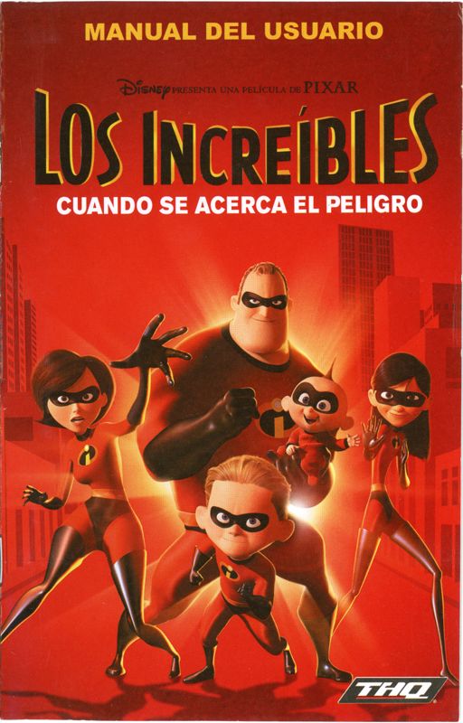 Manual for The Incredibles: When Danger Calls (Macintosh and Windows): Front