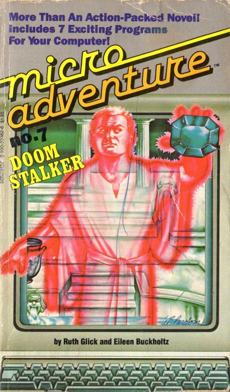 Front Cover for Micro Adventure No. 7: Doom Stalker (Apple II and Atari 8-bit and Commodore 64 and DOS and TRS-80 and TRS-80 CoCo and VIC-20)