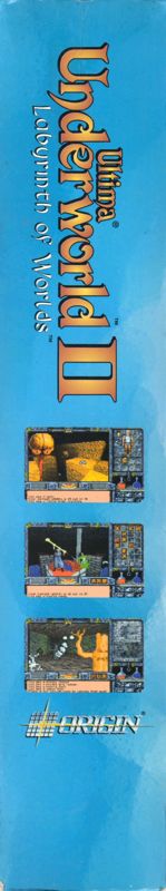 Spine/Sides for Ultima Underworld II: Labyrinth of Worlds (DOS): Left