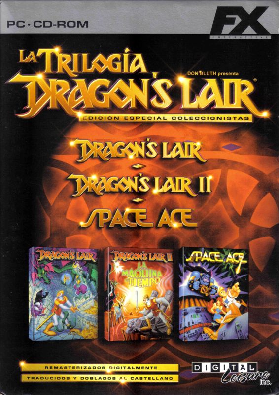 Front Cover for La trilogía Dragon's Lair (Windows)