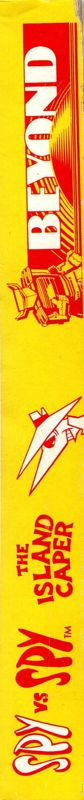 Spine/Sides for Spy vs. Spy: The Island Caper (Commodore 64): Box - right side