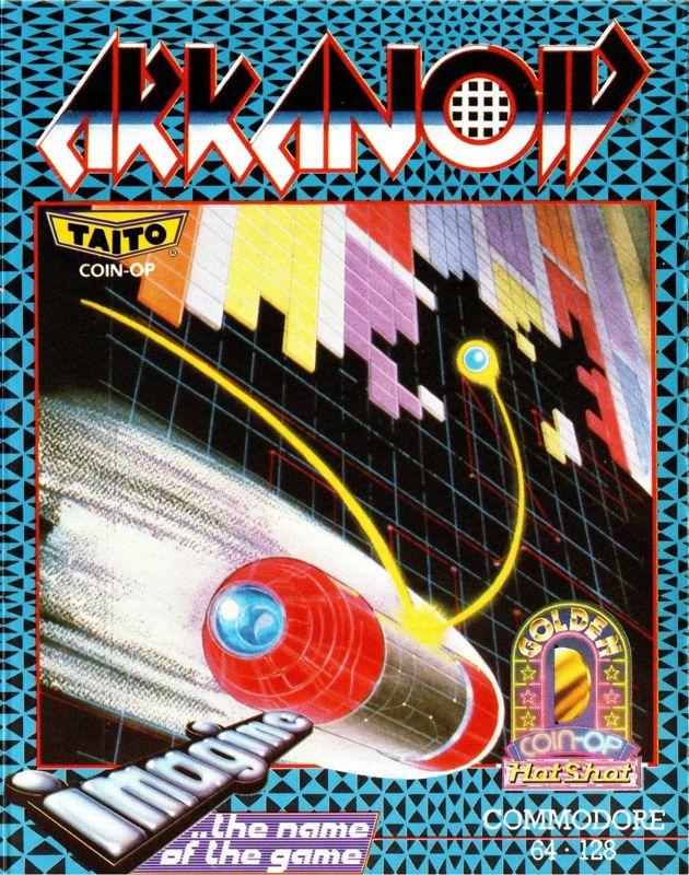 Front Cover for Arkanoid (Commodore 64) (Cassette Tape Release)