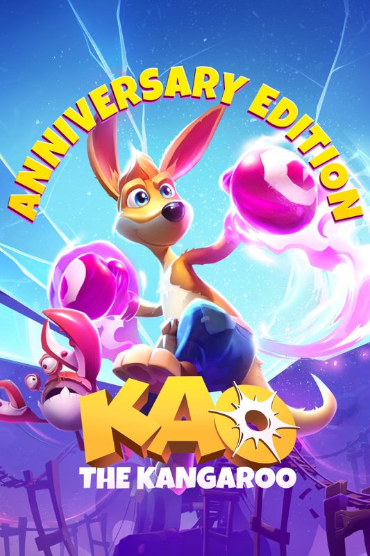 Front Cover for Kao the Kangaroo: Anniversary Edition (Xbox One and Xbox Series) (download release)