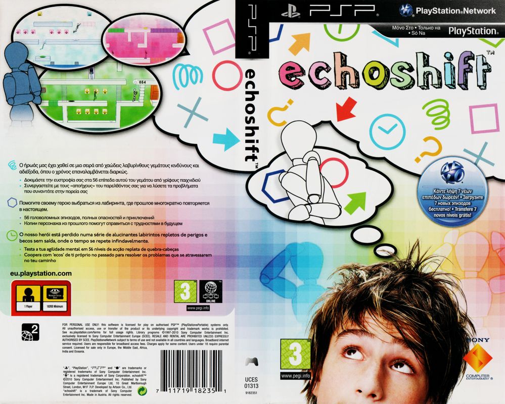 Full Cover for echoshift (PSP)