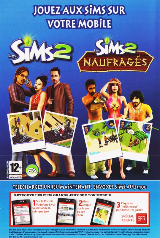 Advertisement for The Sims 2: Double Deluxe (Windows)