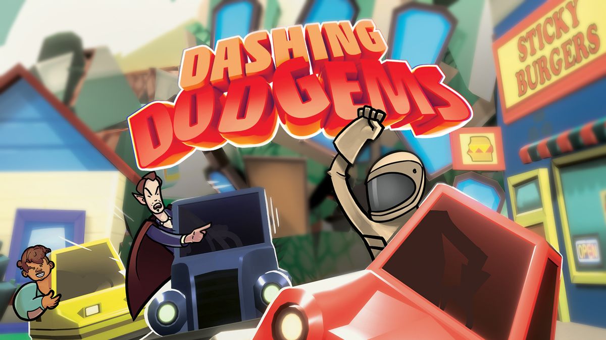 Front Cover for Dashing Dodgems (Nintendo Switch) (download release)