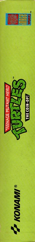 Spine/Sides for Teenage Mutant Ninja Turtles (Commodore 64) (Floppy disk release): Box - right side