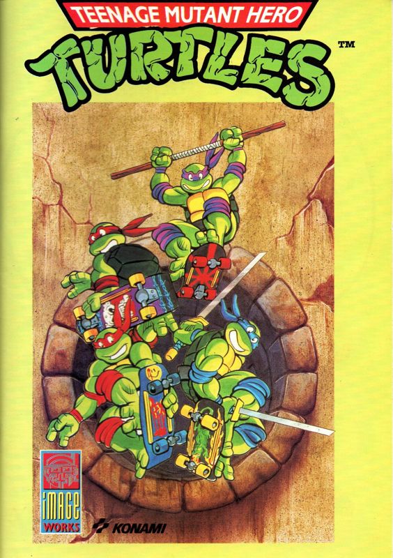 Teenage Mutant Ninja Turtles Cover Or Packaging Material - Mobygames