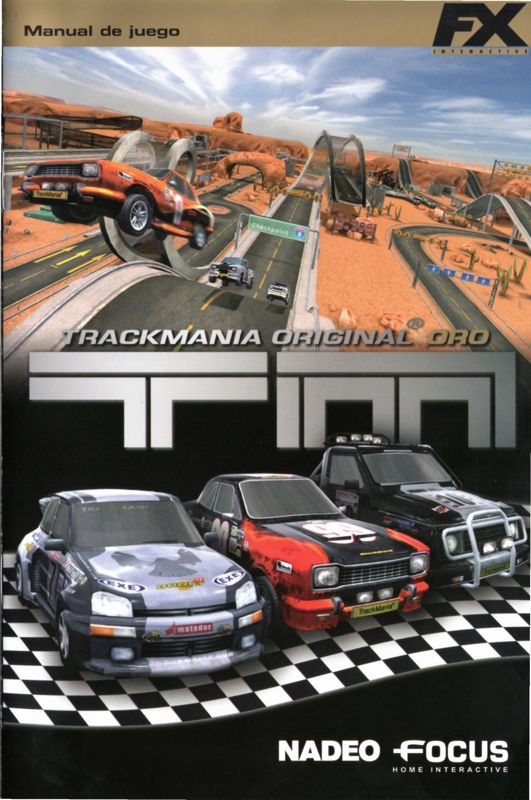 Manual for TrackMania Original (Windows): Front