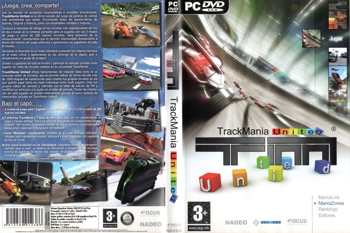 Full Cover for TrackMania United (Windows)