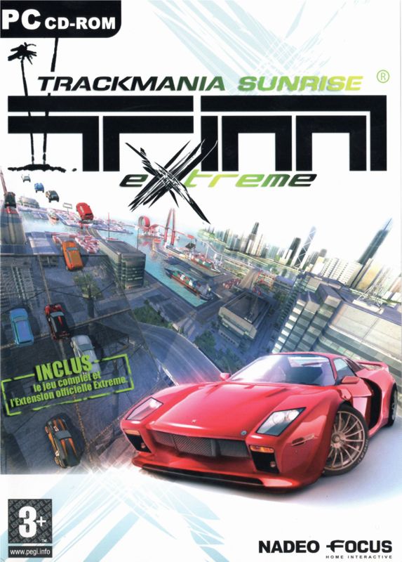 Front Cover for TrackMania Sunrise eXtreme + TrackMania Nations ESWC (Collector's Edition) (Windows): Game 1/2