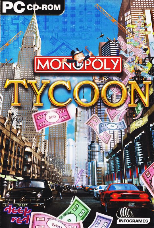 Manual for Monopoly Tycoon (Windows): Front (20-page)