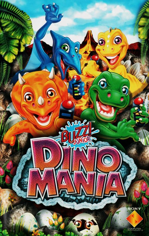 Manual for Buzz! Junior: Dino Den (PlayStation 2): Front