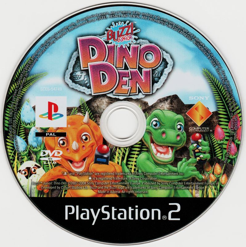 Media for Buzz! Junior: Dino Den (PlayStation 2)