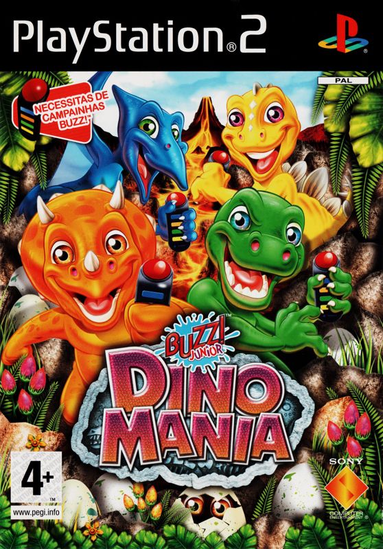 Front Cover for Buzz! Junior: Dino Den (PlayStation 2)