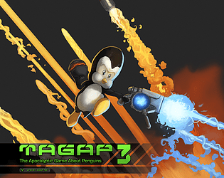 Front Cover for TAGAP 3: The Apocalyptic Game About Penguins 3 (Windows) (itch.io release)