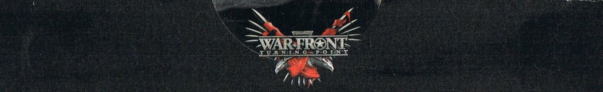 Spine/Sides for War Front: Turning Point (Windows): Bottom