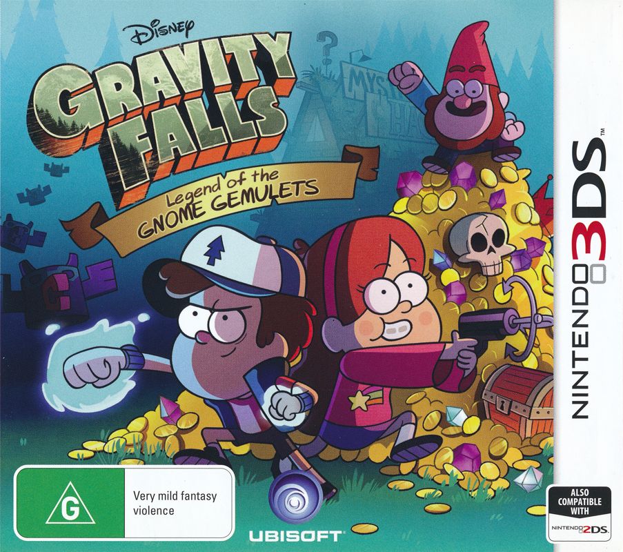 Front Cover for Disney Gravity Falls: Legend of the Gnome Gemulets (Nintendo 3DS)