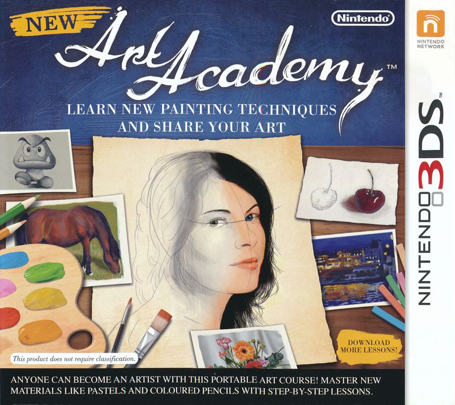 Front Cover for Art Academy: Lessons for Everyone! (Nintendo 3DS)