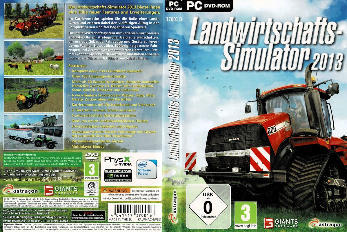 Full Cover for Farming Simulator 2013 (Windows)