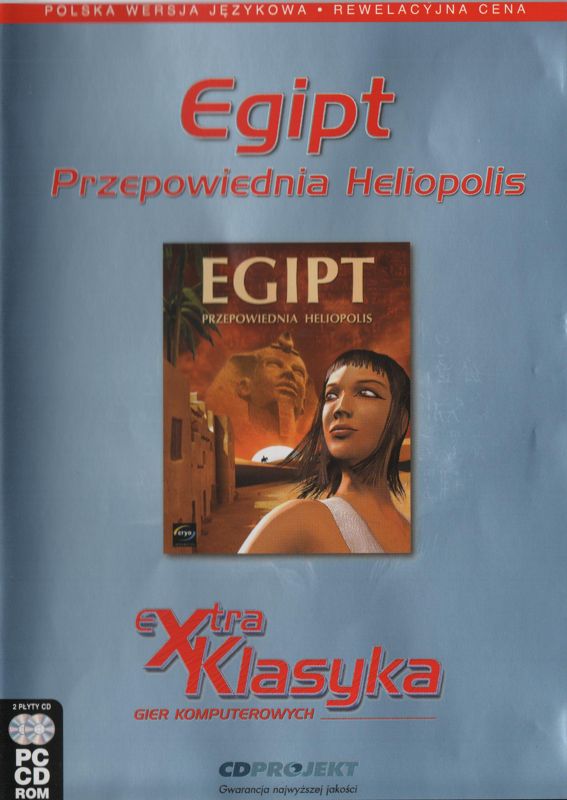 Front Cover for Egypt II: The Heliopolis Prophecy (Windows) (eXtra Klasyka release)