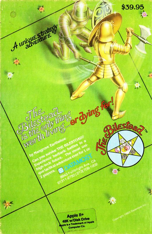 Front Cover for The Bilestoad (Apple II) (Boxed Release)