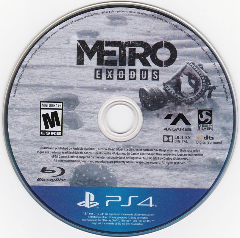 Media for Metro: Exodus (PlayStation 4)