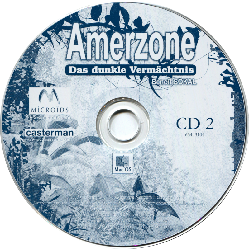 Media for Amerzone: The Explorer's Legacy (Macintosh): Disc 2