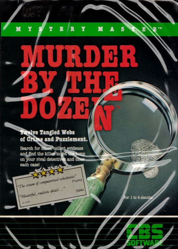 Front Cover for Mystery Master: Murder by the Dozen (Commodore 64) (BrainBank credited on back.)