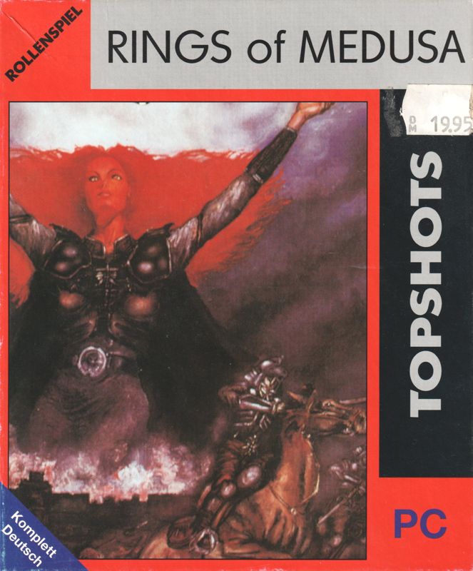 Front Cover for Rings of Medusa (DOS) (Topshots Release)