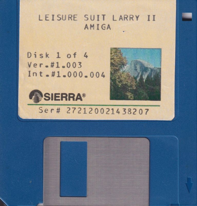 Media for Leisure Suit Larry Goes Looking for Love (In Several Wrong Places) (Amiga): Disk 1