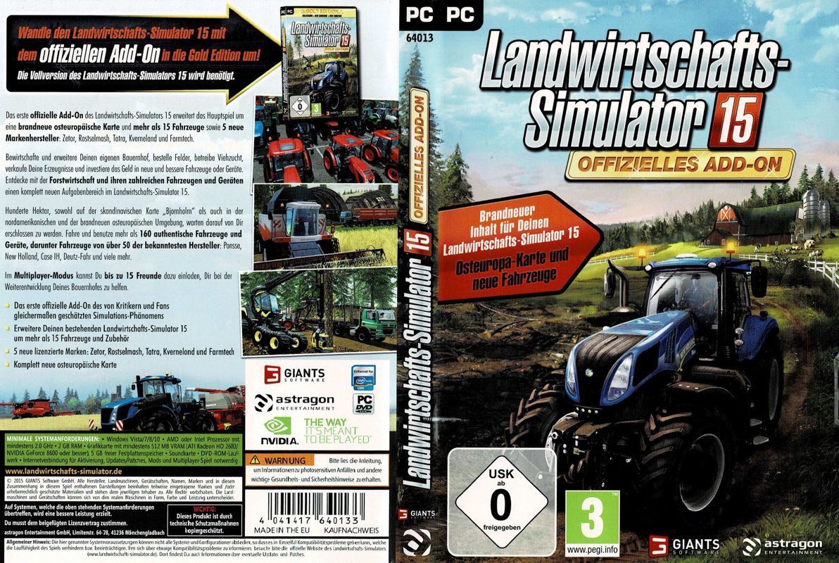 Full Cover for Farming Simulator 15: Official Expansion - Gold (Windows)