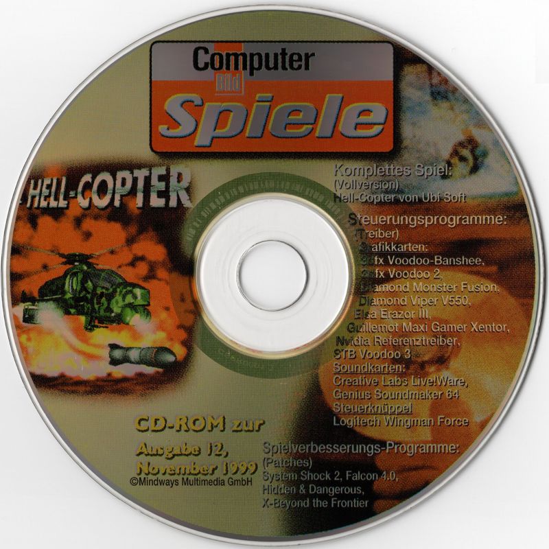 Media for Hell-Copter (Windows) (Computer Bild Spiele 12/1999 covermount)