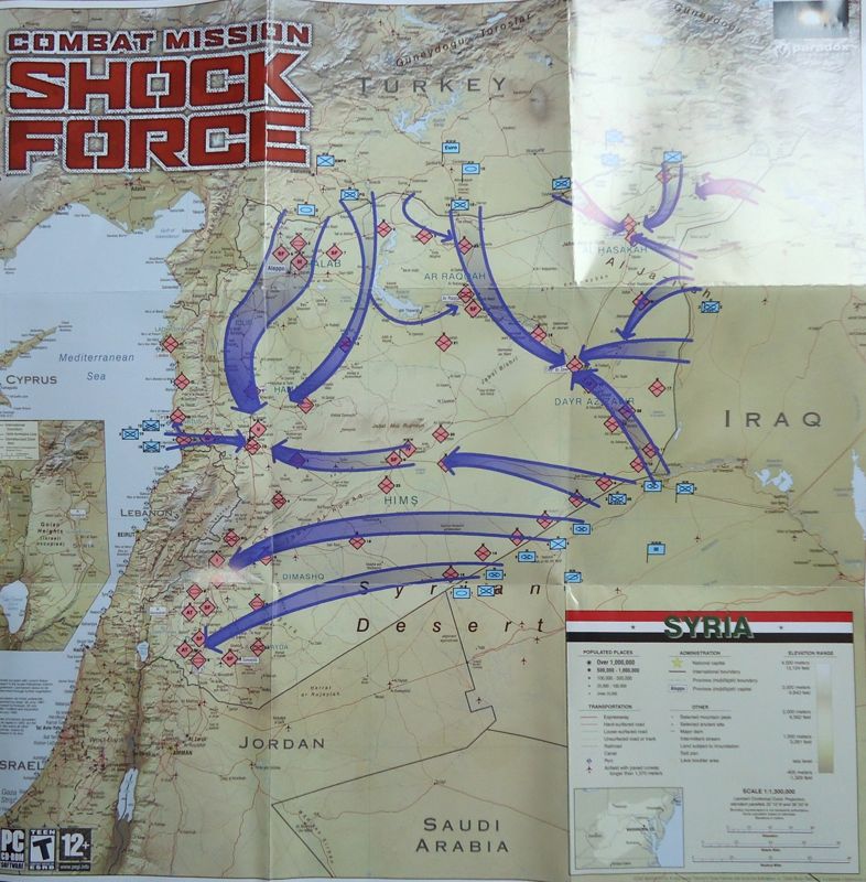 Map for Combat Mission: Shock Force (Windows)