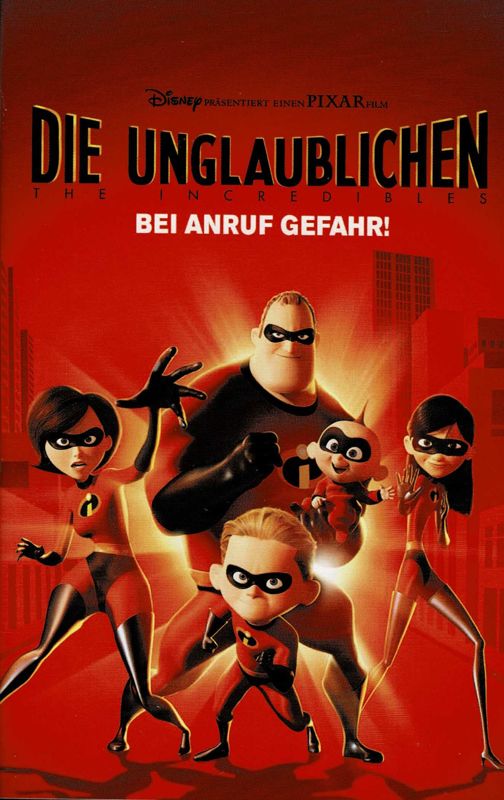 Manual for The Incredibles: When Danger Calls (Macintosh and Windows): Front