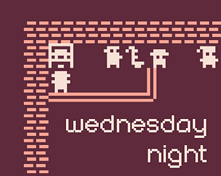 Front Cover for wednesday night (Browser) (Itch.io release)