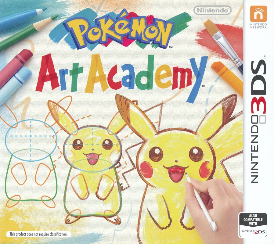Front Cover for Pokémon Art Academy (Nintendo 3DS)