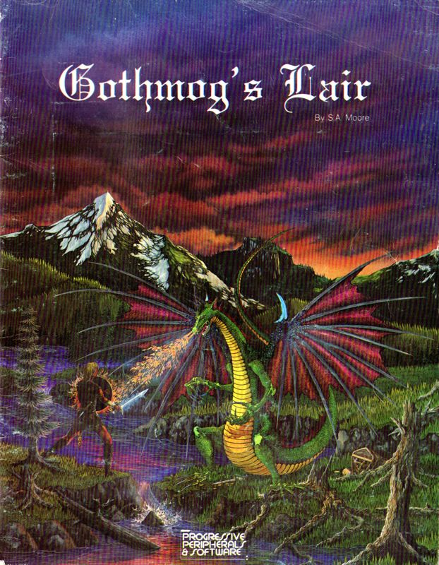 Manual for Gothmog's Lair (Commodore 64): Front