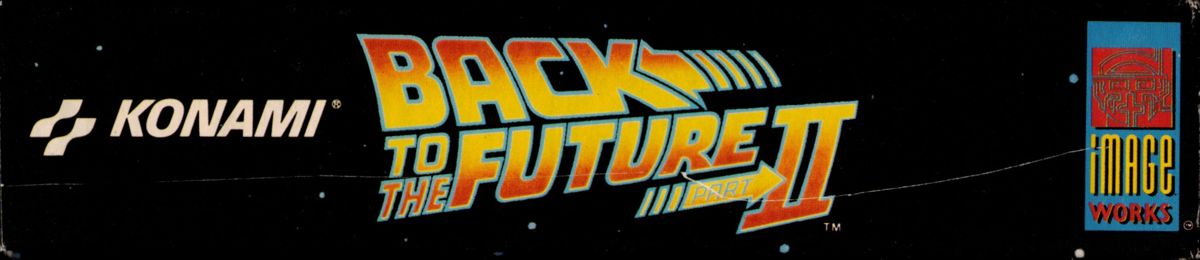 Spine/Sides for Back to the Future Part II (DOS) (Dual Media Release): Top