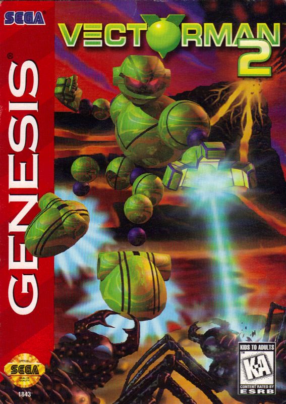 Front Cover for Vectorman 2 (Genesis)